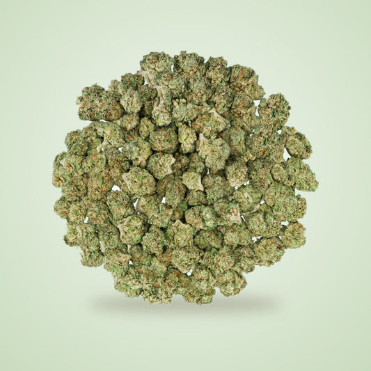 Trainwreck exotic THCA smalls (Sativa)